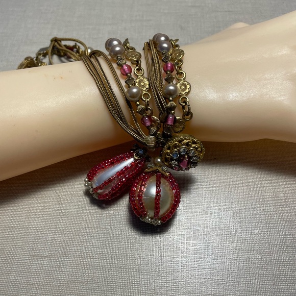 Vintage Miriam Haskell Rare bracelet - Picture 4 of 7
